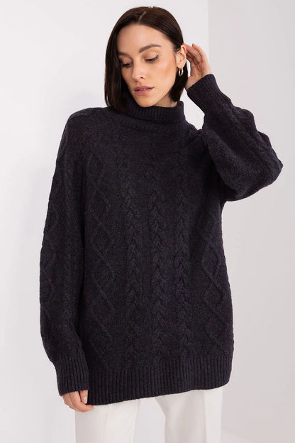 Elevate Your Wardrobe with Our Women’s Plaid Turtleneck Sweater – The Perfect Blend of Casual Comfort and Timeless Elegance